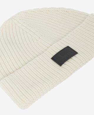 The Kooples H ECRU hat with ecru lapel