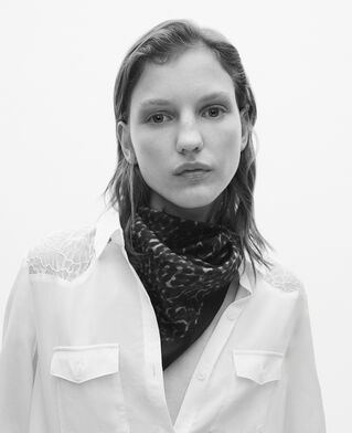 The Kooples FEMME LEOPARD foulard imprimé léopard en soie