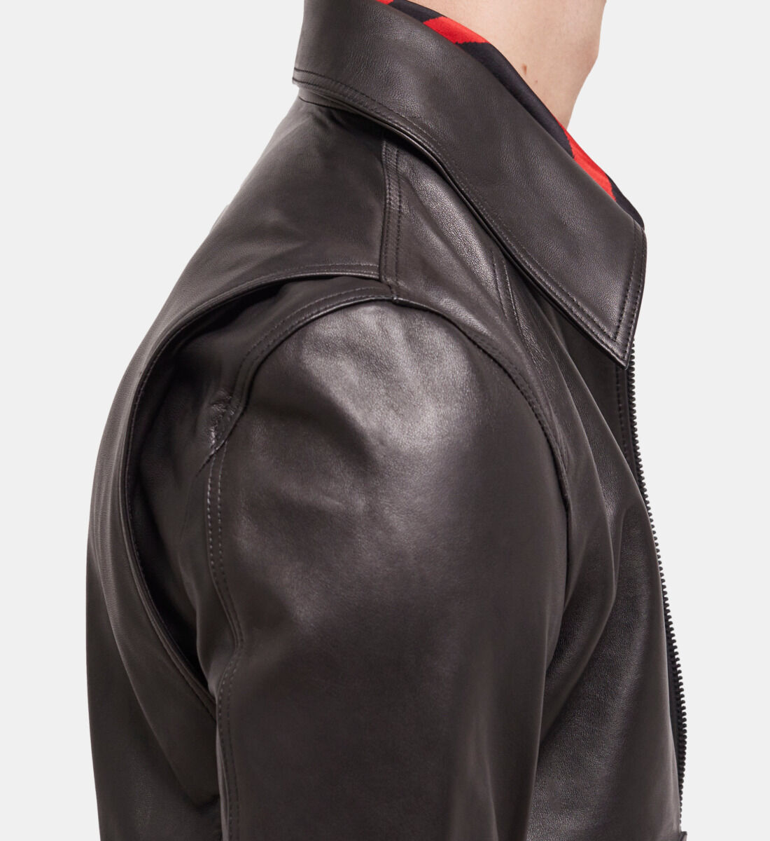 Bally hotsell leather jacket