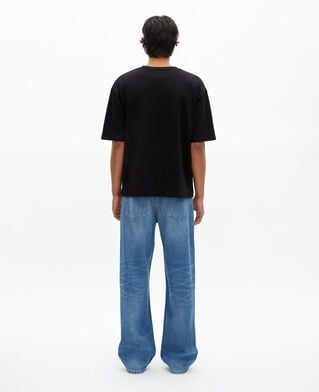 The Kooples HERREN BLACK t-shirt gemischt weit uni schwarz