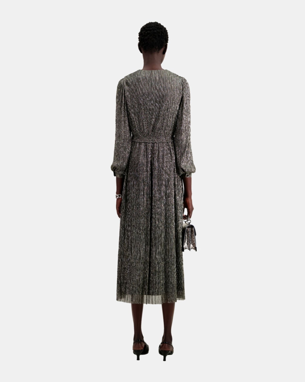 The Kooples WOMEN SILVER long silver dress