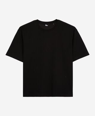 The Kooples HERREN BLACK lockeres, schlichtes schwarzes unisex-t-shirt