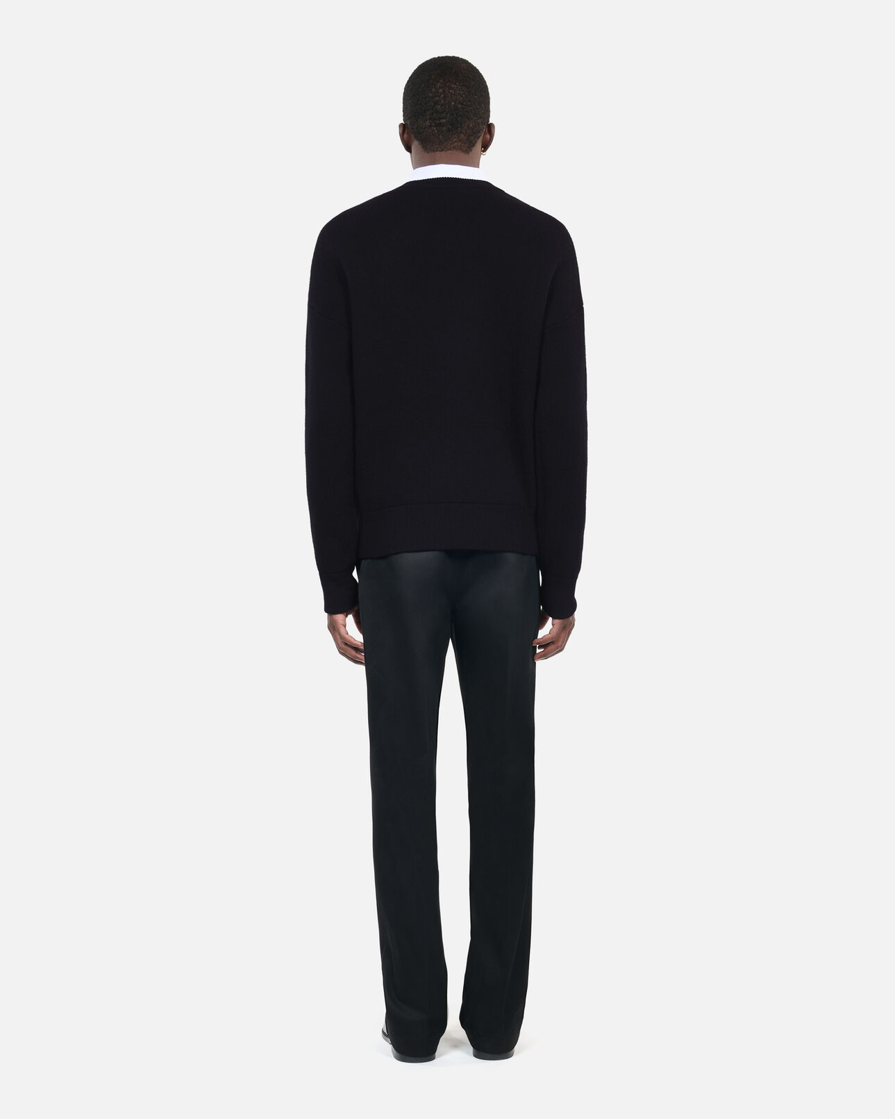 The Kooples HOMME BLACK pull en laine noir