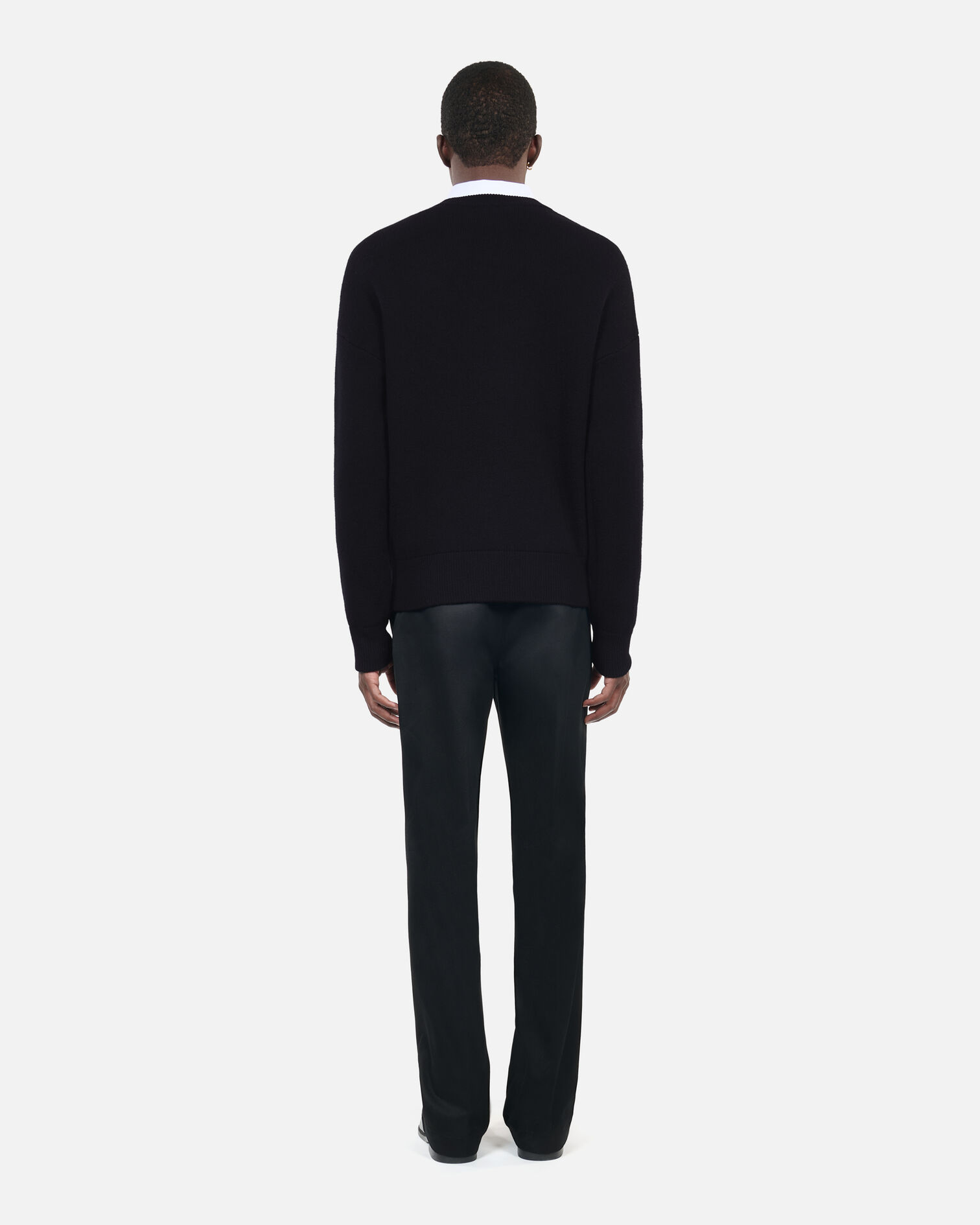 Pull en laine noir, BLACK, hi-res image number null
