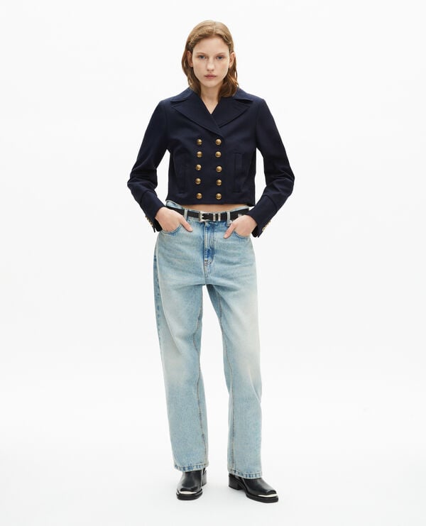 The Kooples WOMEN NAVY navy blue jacket