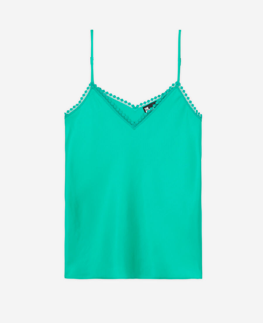 green camisole