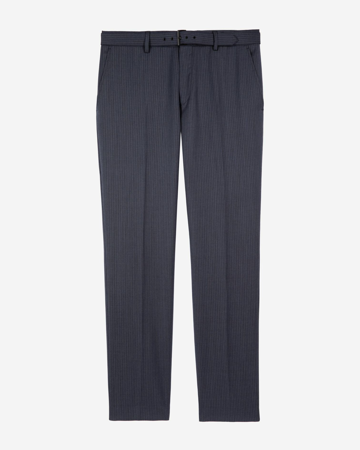 Pantalon de costume à rayures bleu, BLUE, hi-res image number null