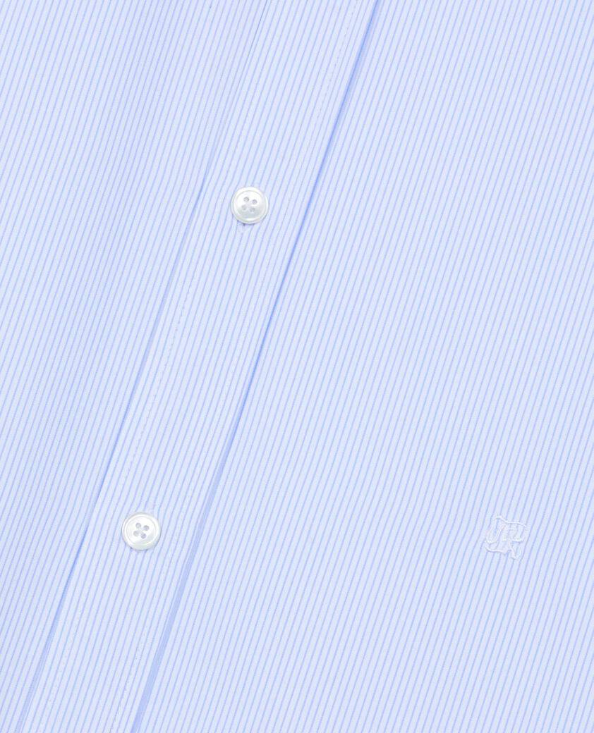 The Kooples MEN BLUE WHITE white striped formal shirt