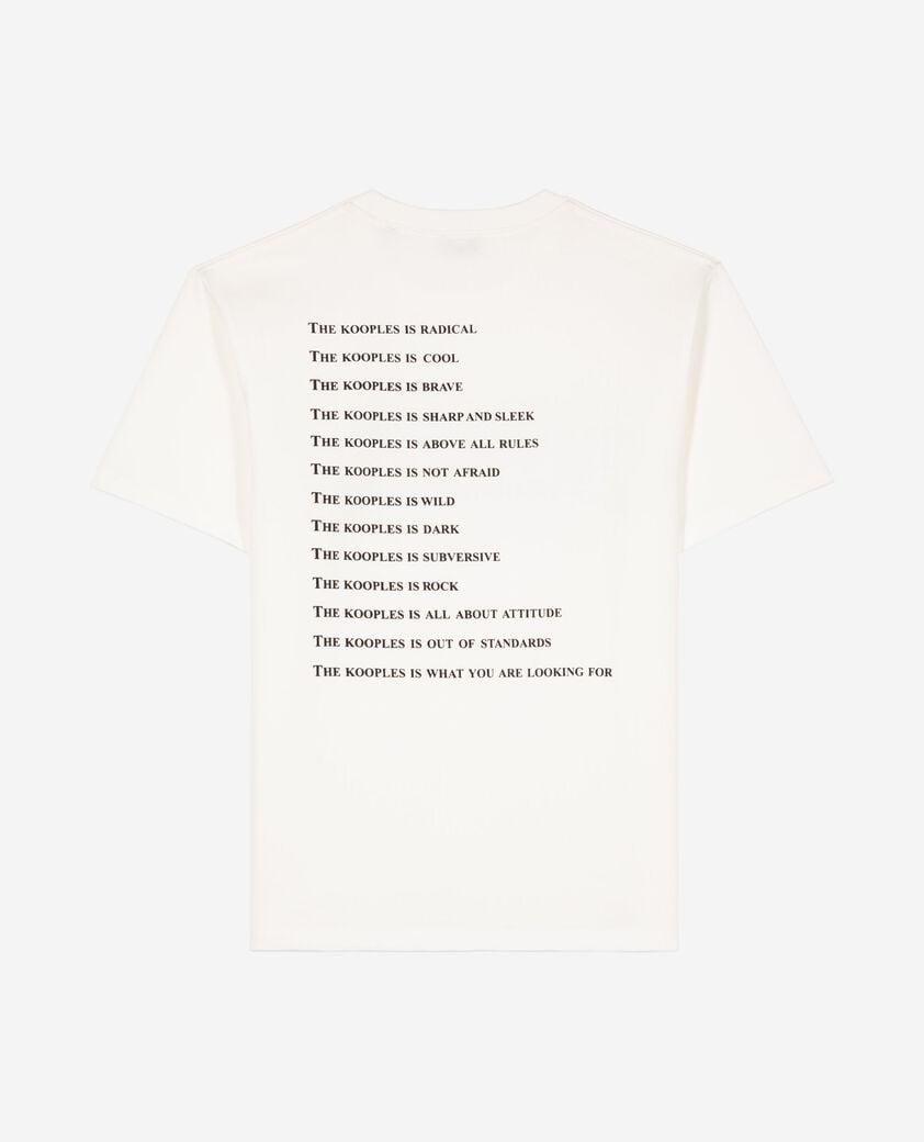 The Kooples HOMME WHITE t-shirt what is à strass blanc