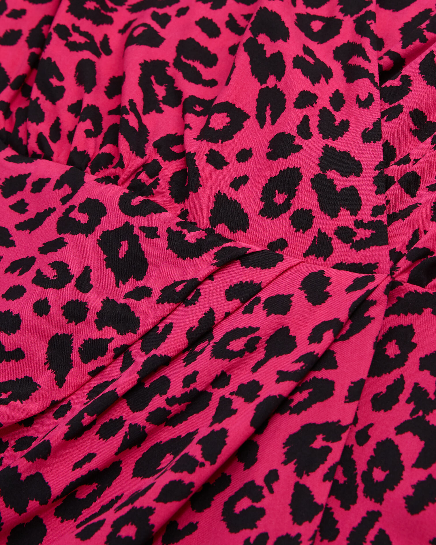 Robe portefeuille courte imprimée, PINK BLACK, hi-res image number null