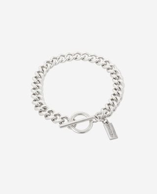 The Kooples MEN SILVER wide silver chain bracelet