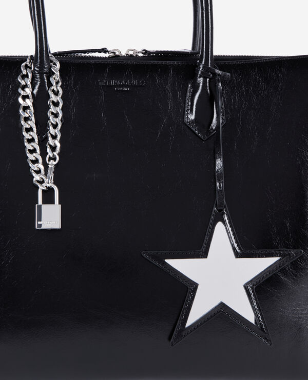 The Kooples FEMME BLACK sac ming xl en cuir noir