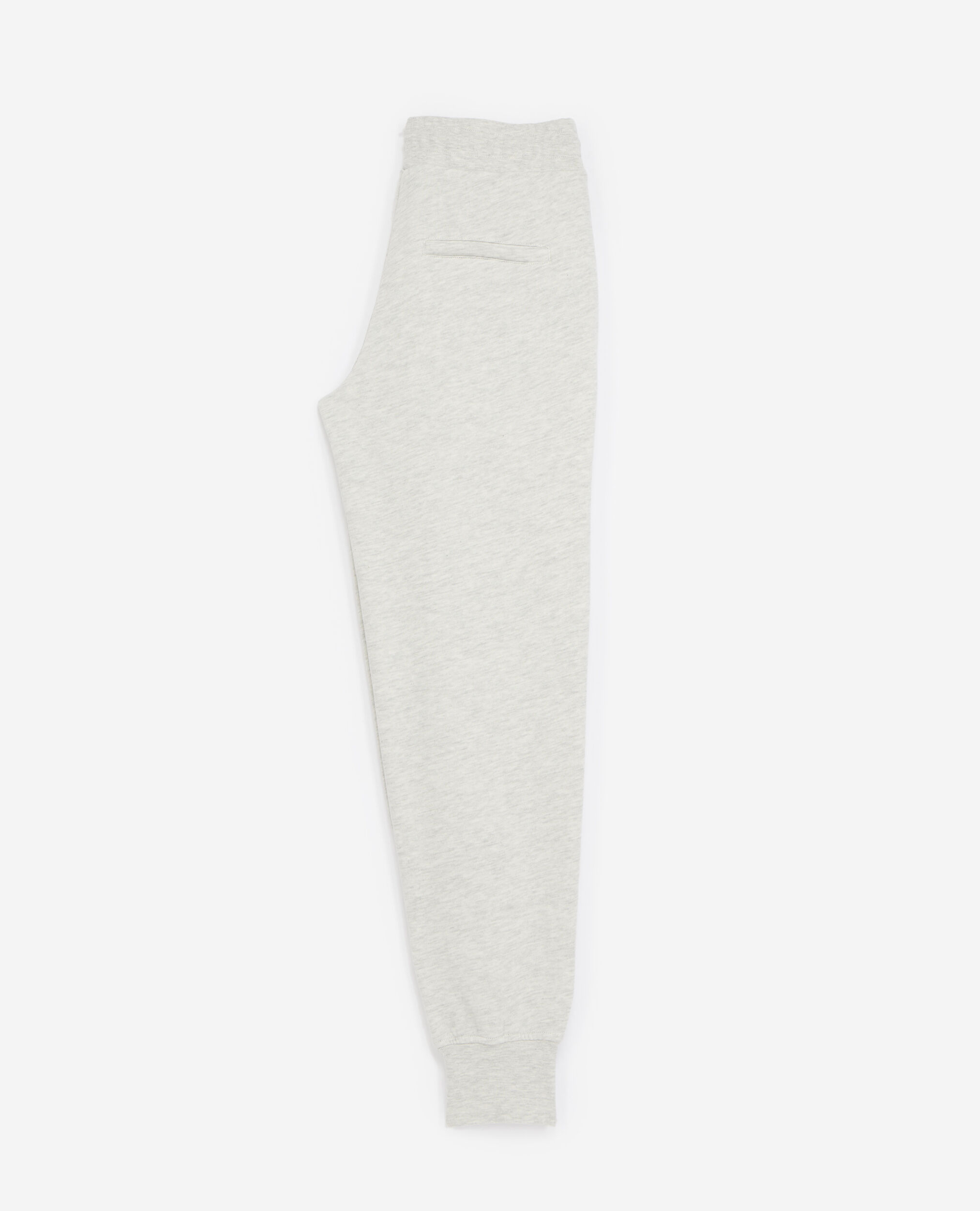 Gray joggers with rubber logo, GREY CHINE, hi-res image number null