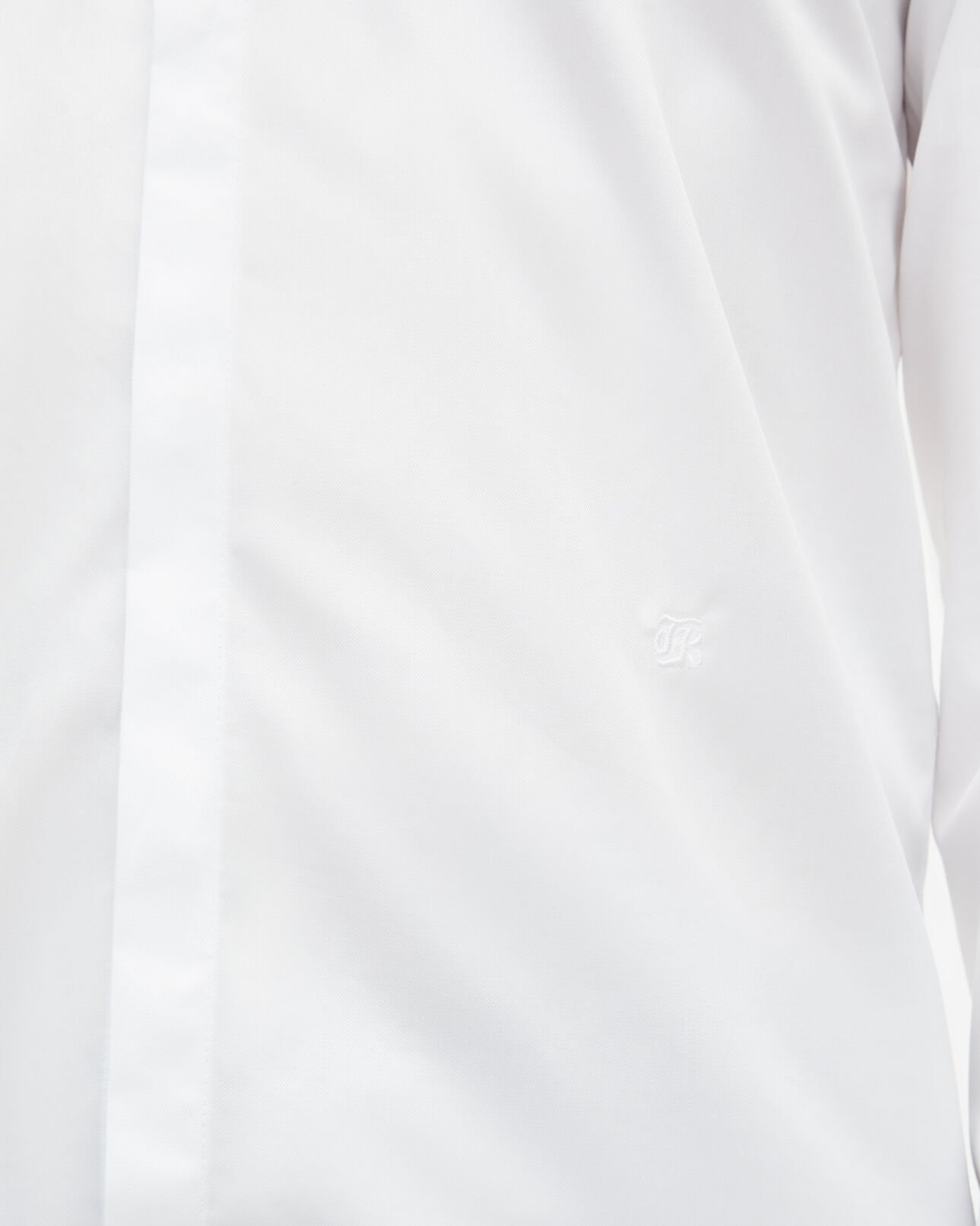The Kooples HERREN WHITE weißes hemd mit klassischem kragen