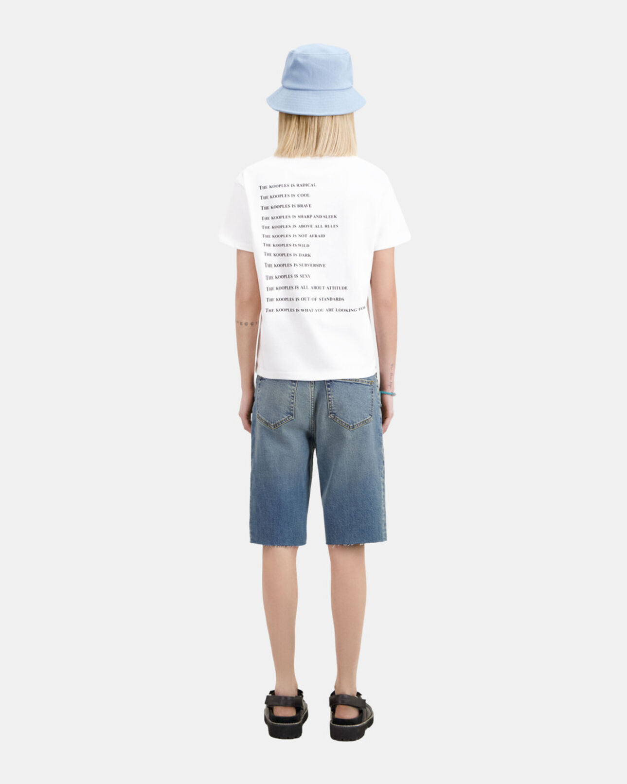 The Kooples MUJER WHITE camiseta what is blanca