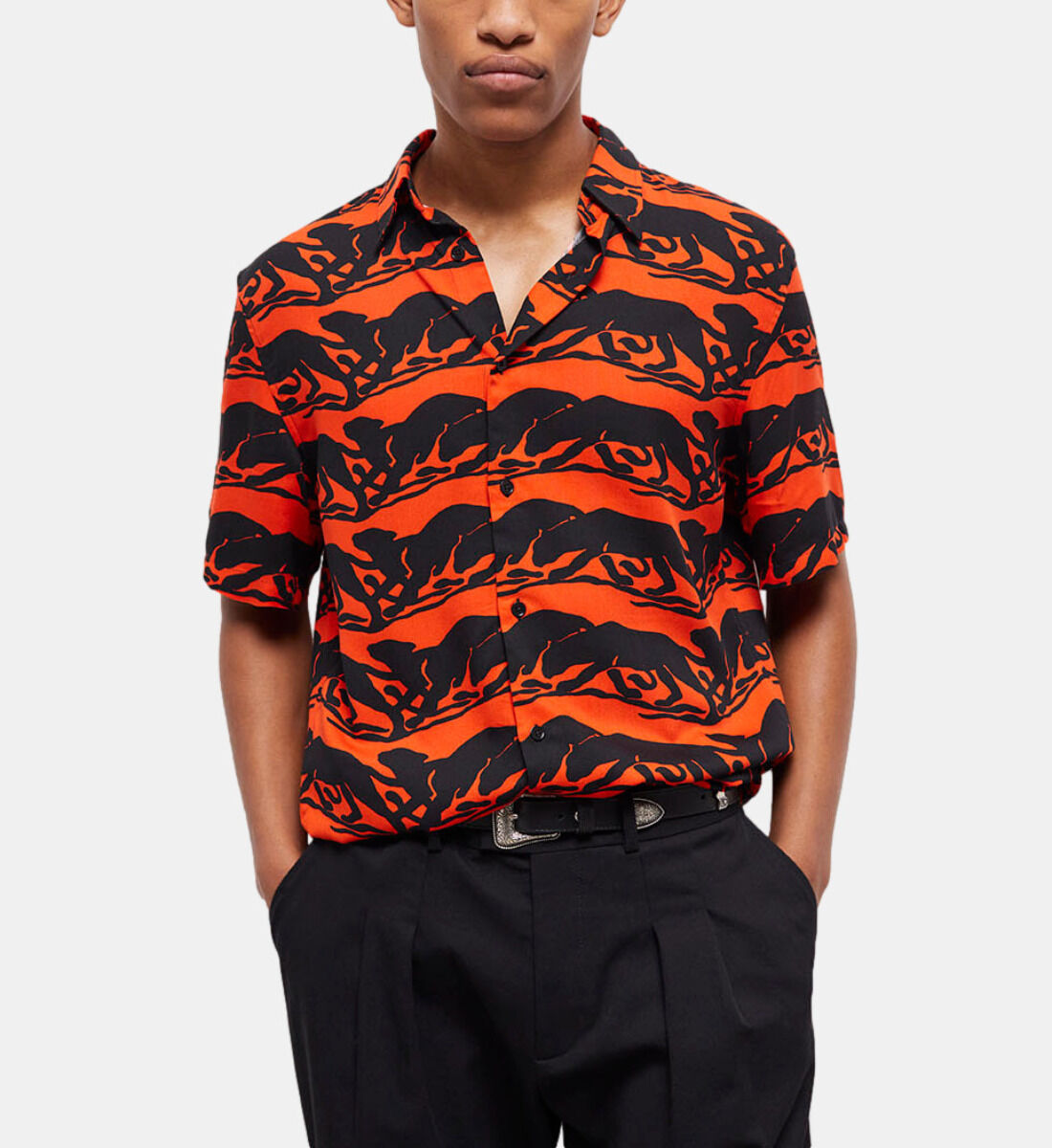 Panther print hot sale shirt