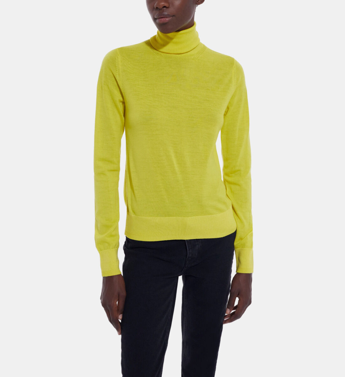 Zara yellow turtleneck new arrivals
