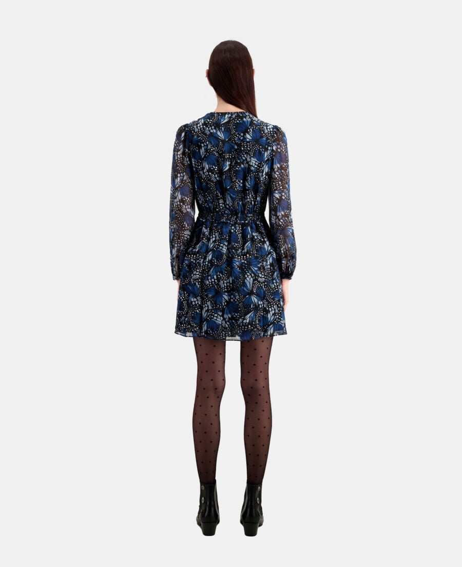 The Kooples FEMME BLUE robe courte imprimée