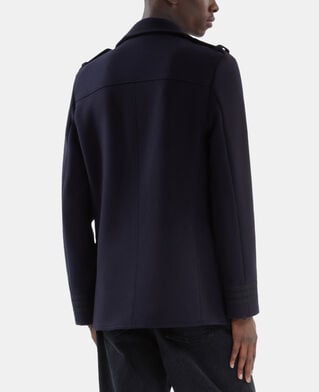The Kooples HOMME DARK NAVY caban style officier bleu marine