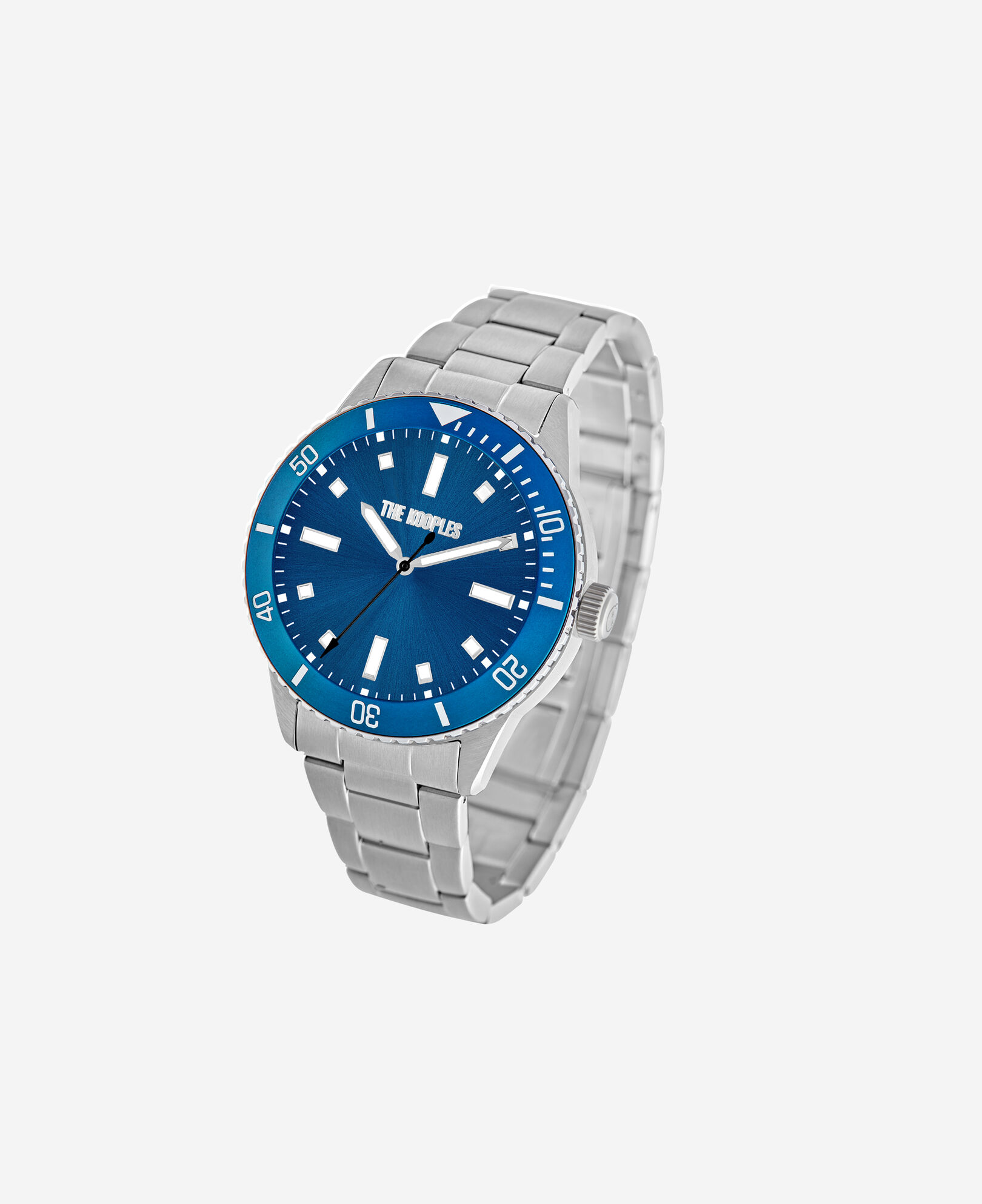The Kooples M SILVER time keeper watch 