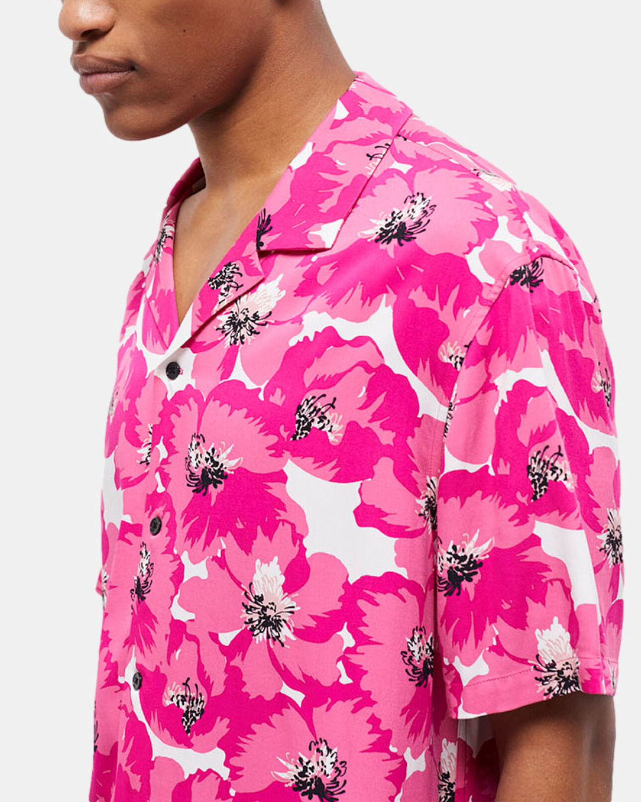 The Kooples HOMBRE PINK camisa informal estampada