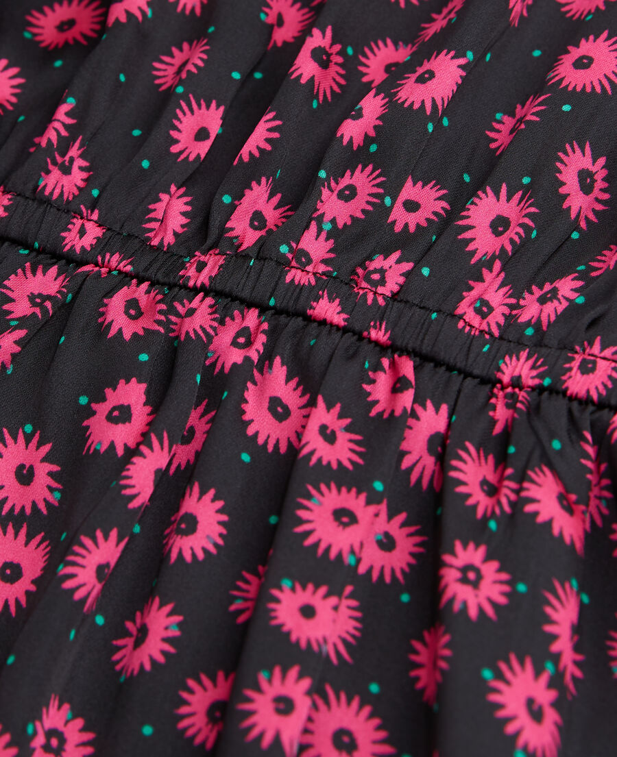 The Kooples DAMEN PINK kurzes kleid mit print