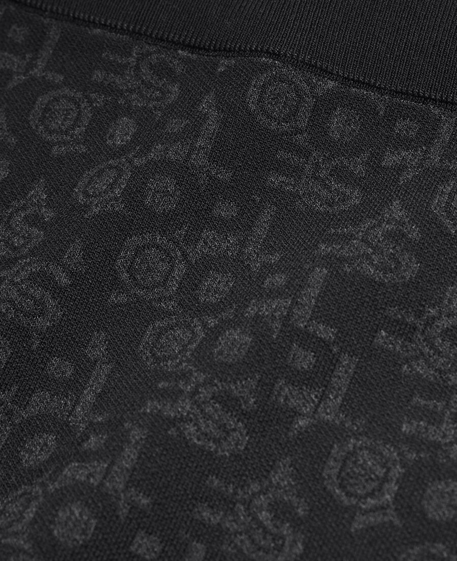 jupe courte logo the kooples noir