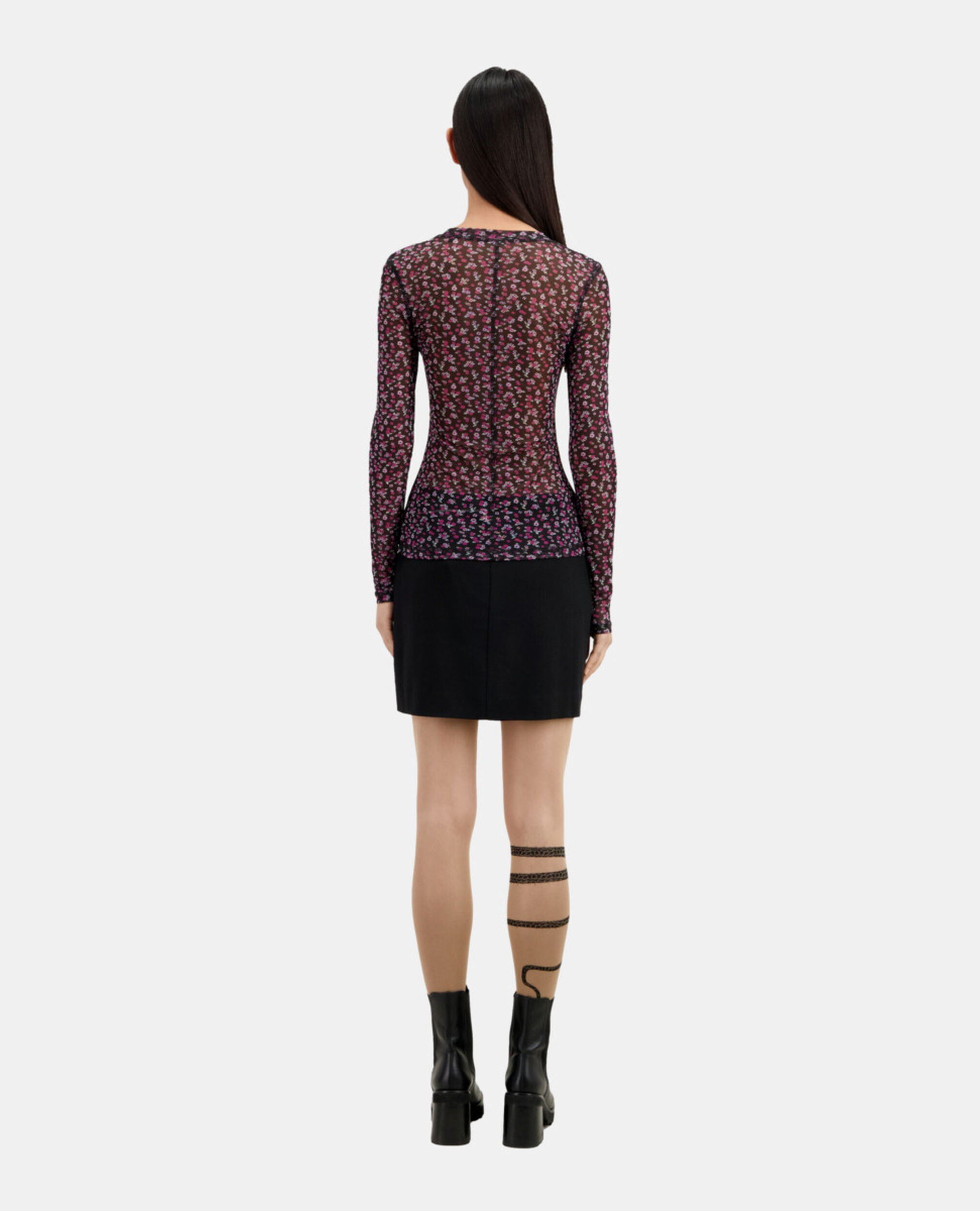 T-shirt imprimé, BLACK / PINK, hi-res image number null