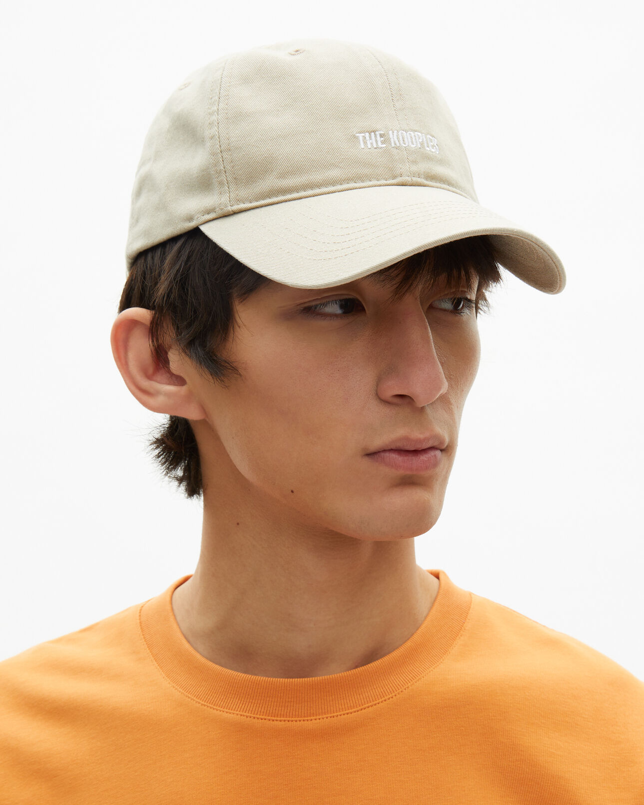 The Kooples MIXTE BEIGE TAUPE casquette logo brodé beige