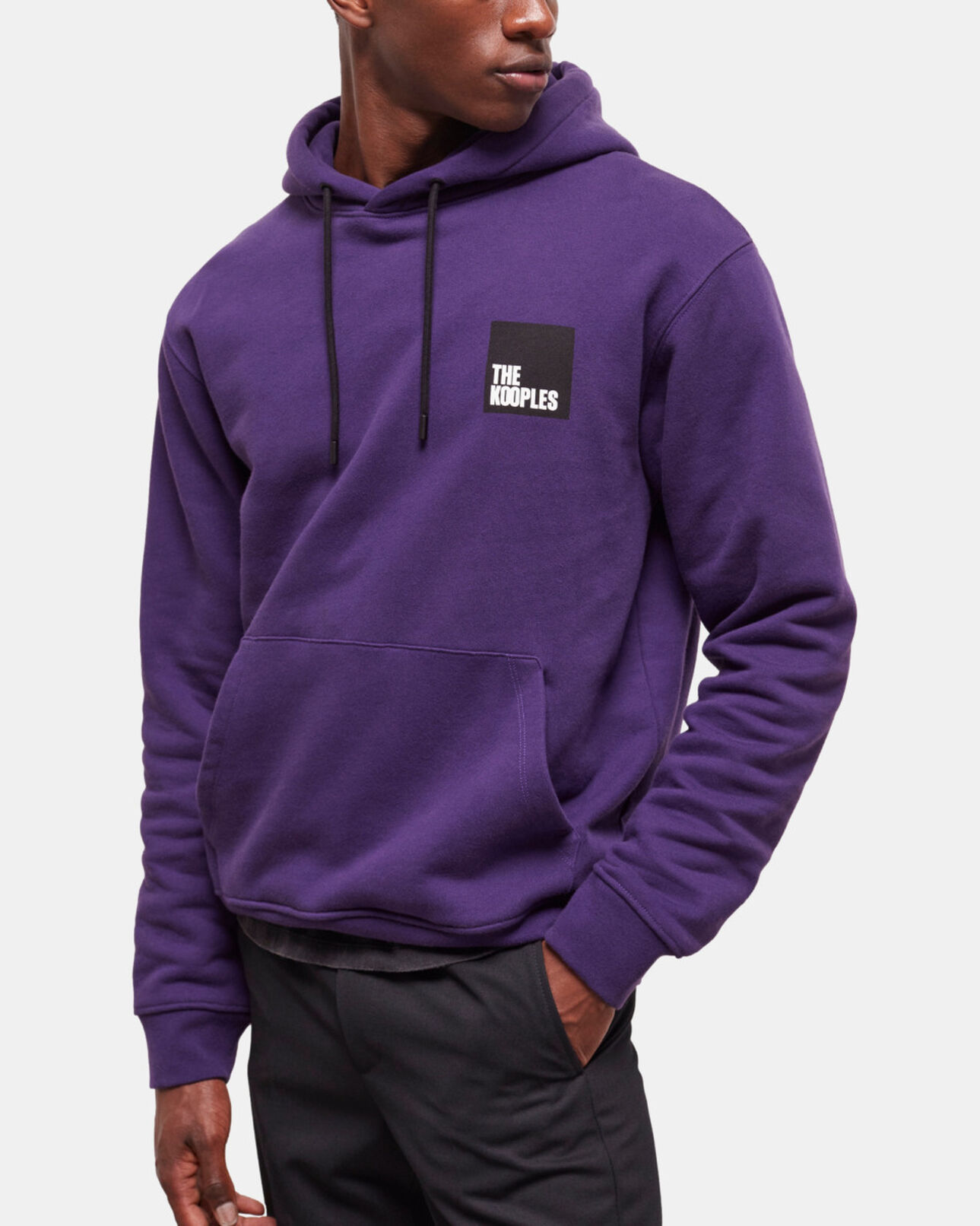 The Kooples HOMBRE PURPLE sudadera logotipo violeta