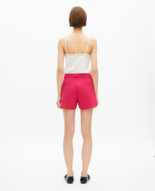 The Kooples FEMME PINK short tailleur rose en cr&ecirc;pe