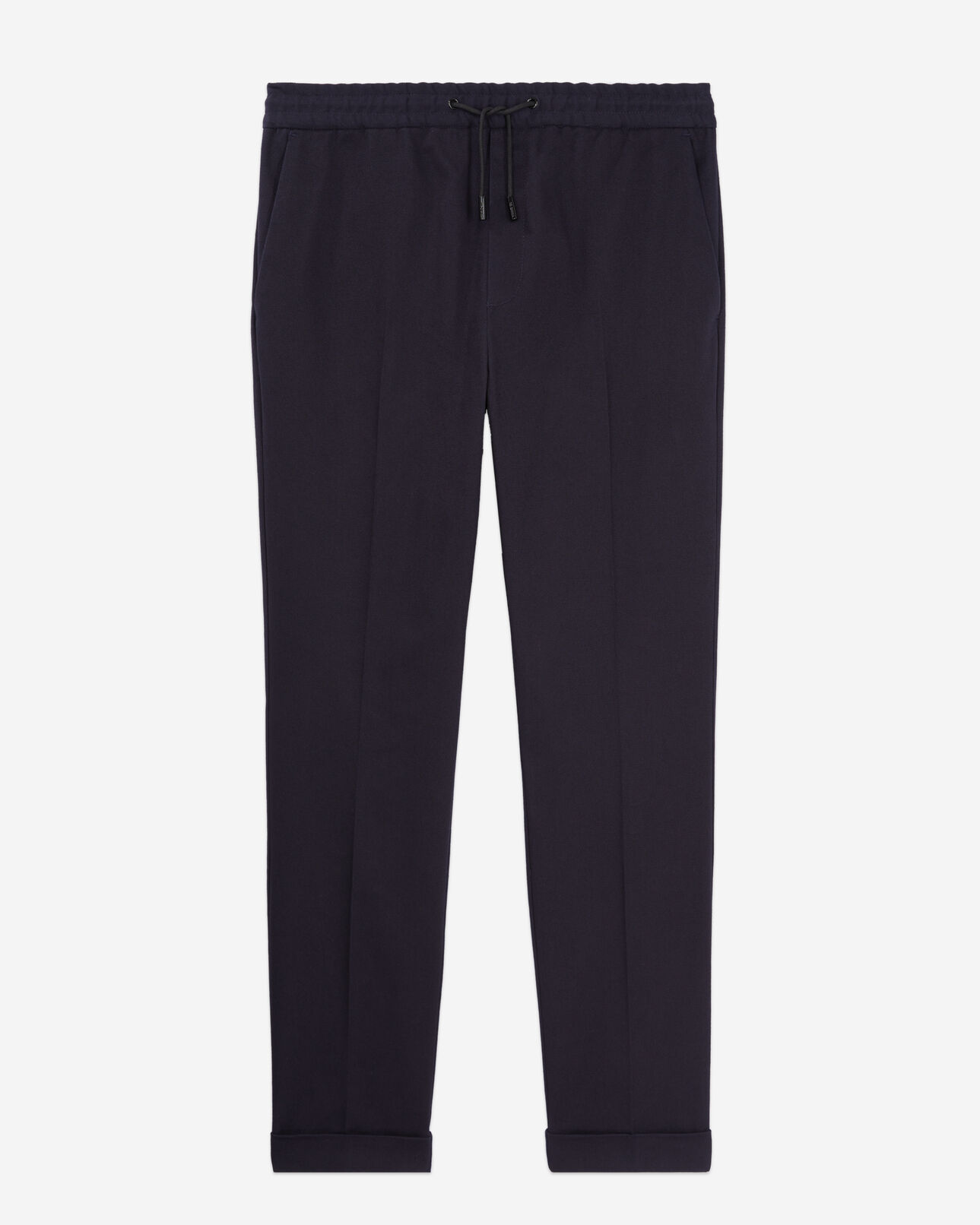 The Kooples HOMME DARK NAVY pantalon bleu en coton