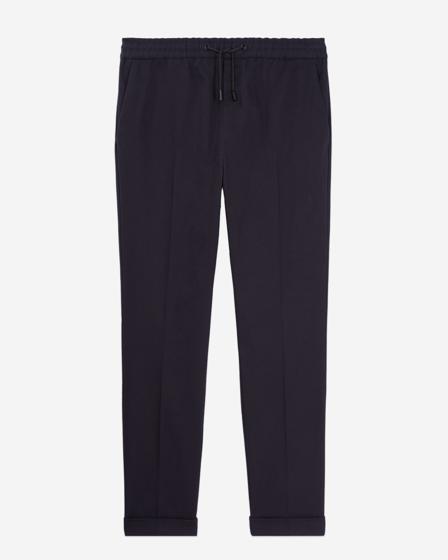 Pantalon bleu en coton, DARK NAVY, hi-res image number null