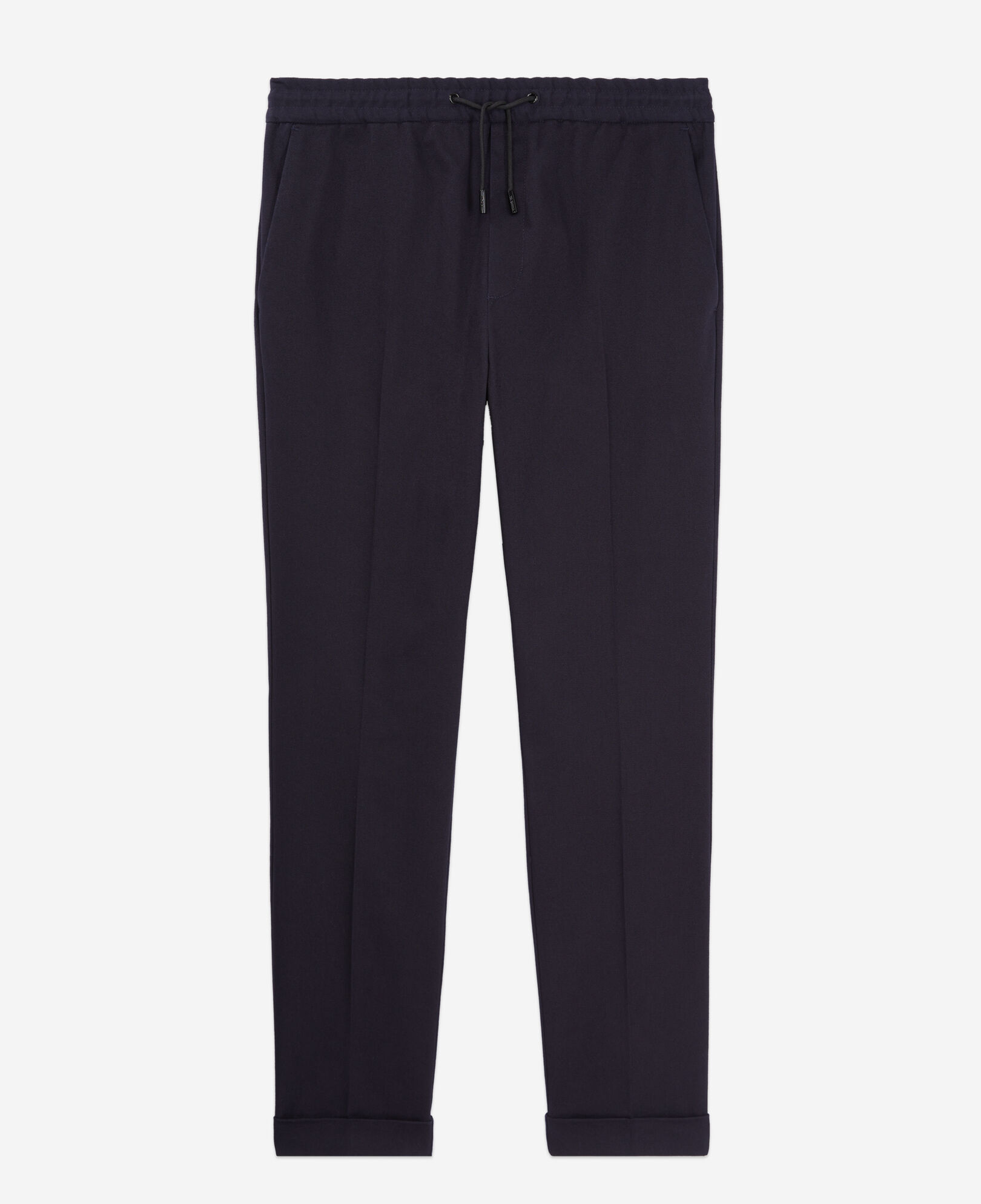 The Kooples MEN DARK NAVY cotton blue trousers