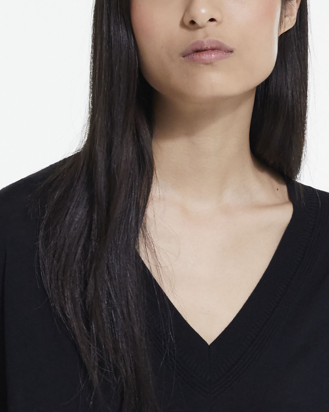 The Kooples DAMEN BLACK schwarzer wollpullover