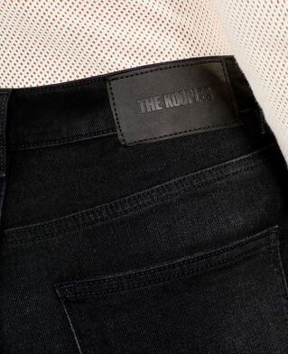The Kooples DAMEN BLACK WASHED schwarze jeans mit ausgestelltem bein