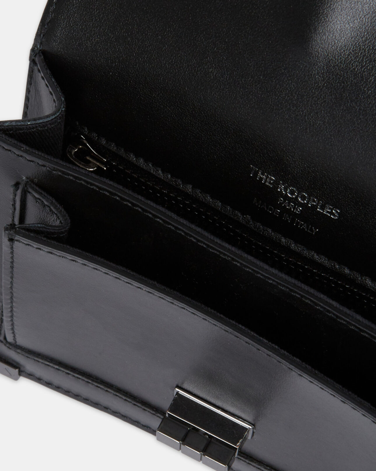 The Kooples WOMEN BLACK emily belt in black leather
