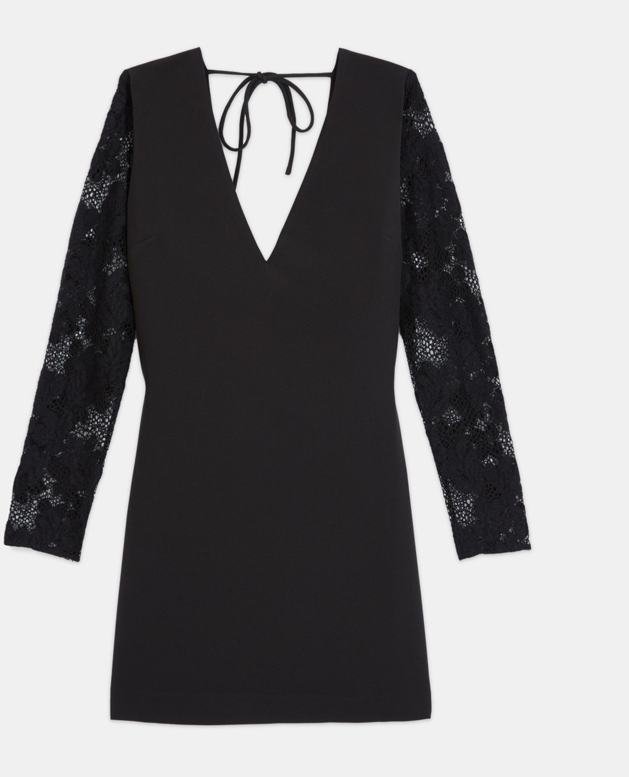 Short black dress, BLACK, hi-res image number null