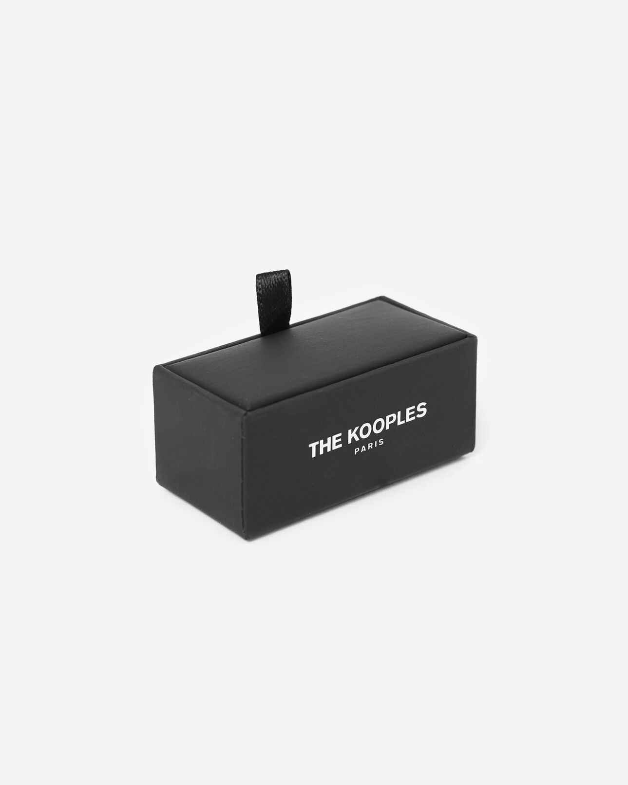 The Kooples HOMME SILVER pince à cravate argentée avec détail fleur de lys