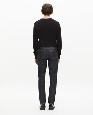 The Kooples HOMME BLUE RINSE jean slim denim bleu