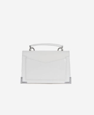 The Kooples FEMME WHITE sac emily new nano en cuir blanc