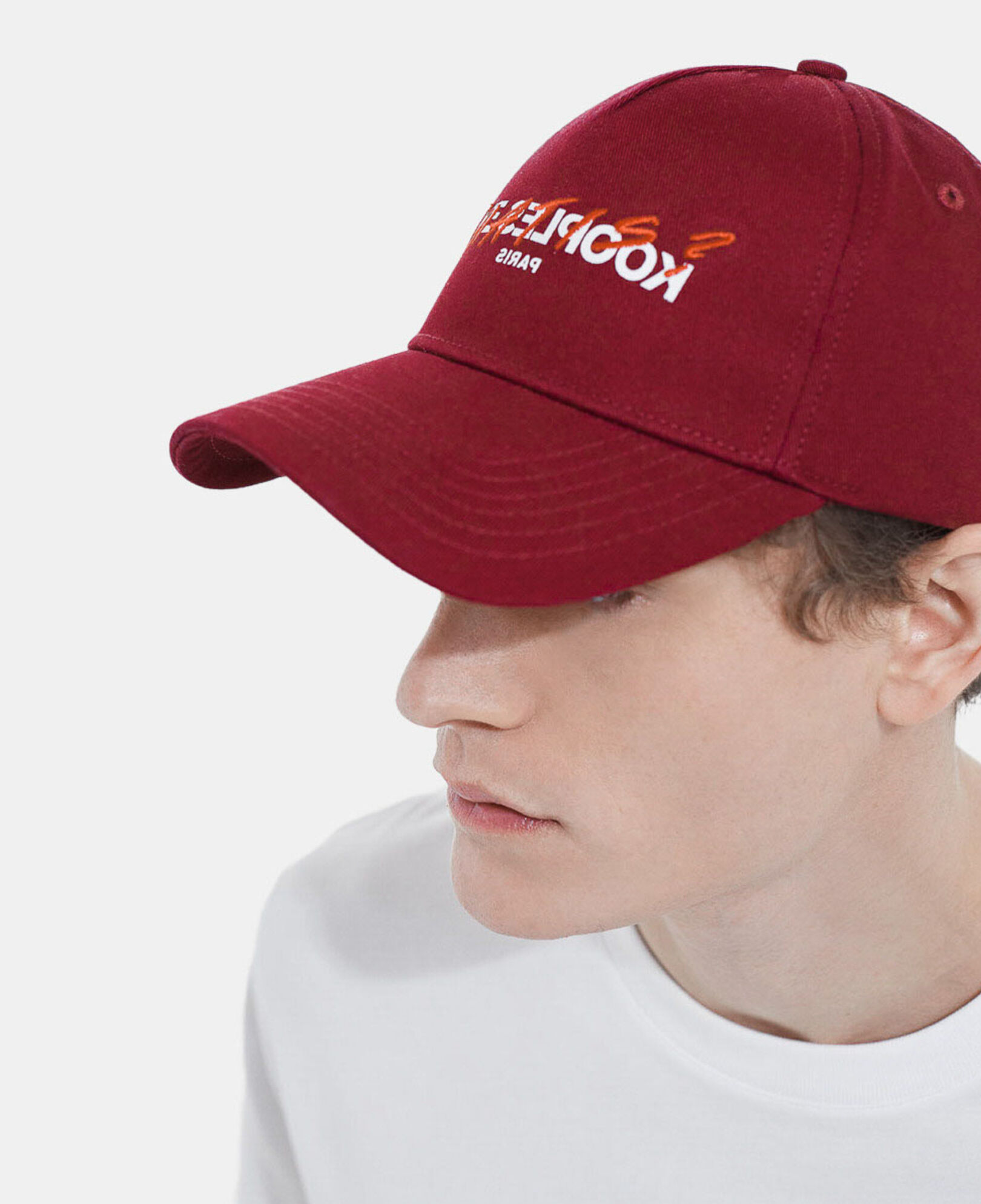 Cap burgundy clearance