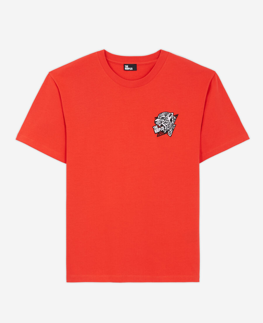 camiseta serigrafiada roja