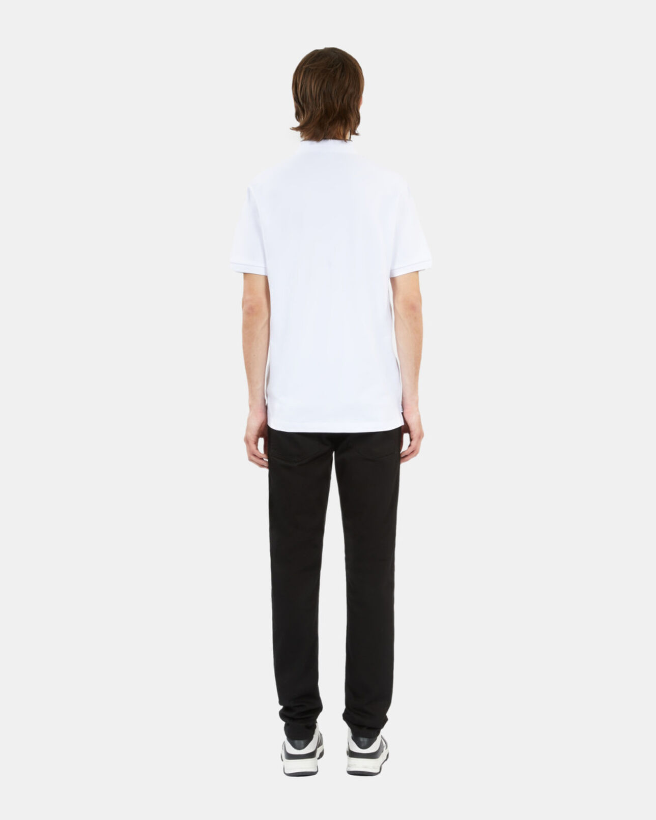 The Kooples HOMBRE WHITE camisa polo blanca piqué algodón