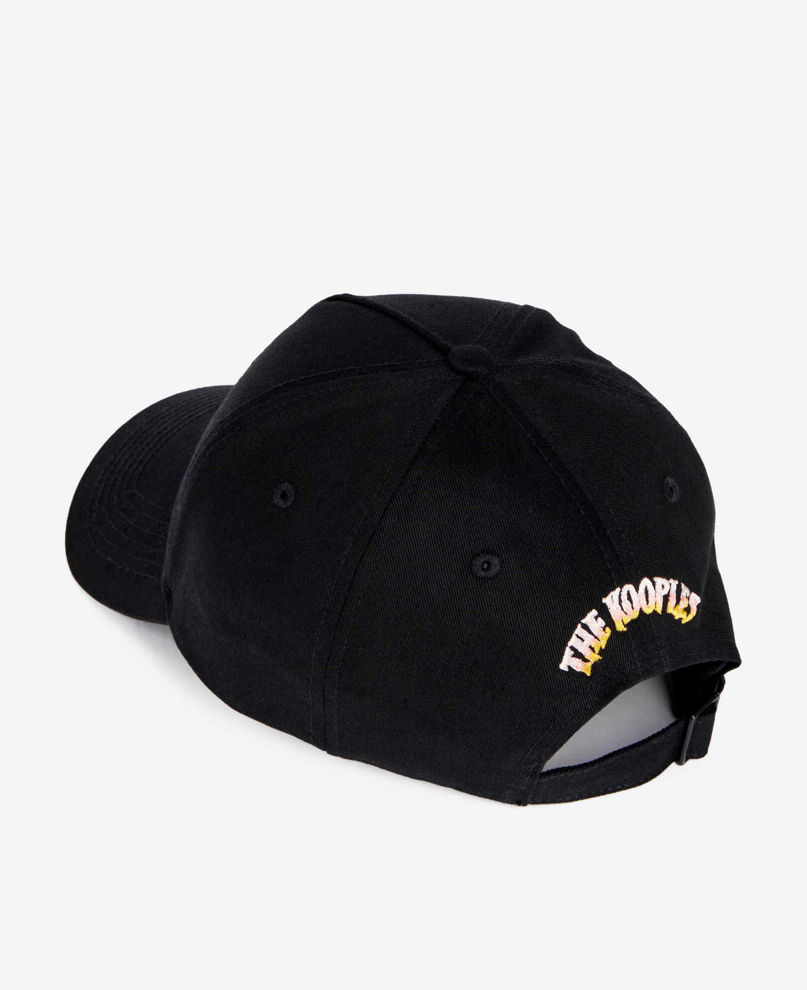 The Kooples MIXED BLACK black cap with skull heart embroidery