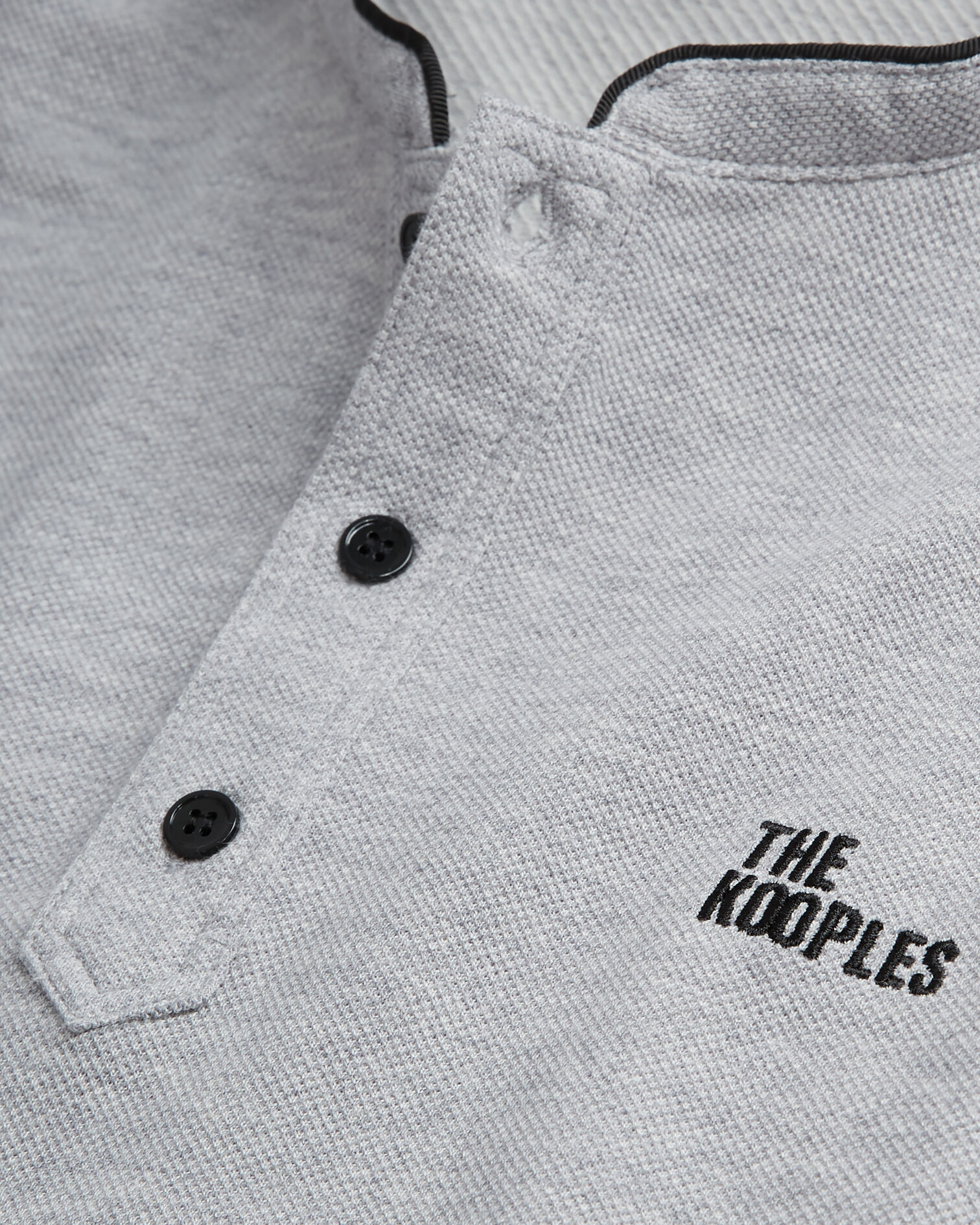 Gray polo, GREY MELANGE, hi-res image number null