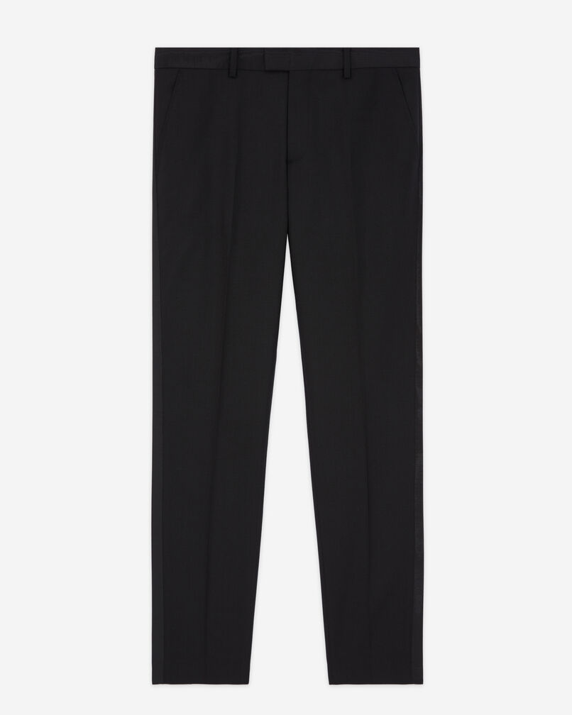 The Kooples HOMME BLACK pantalon de costume noir