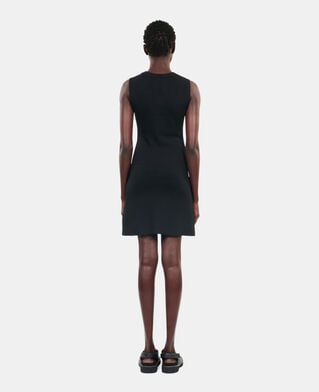 The Kooples F BLACK black short blazon dress