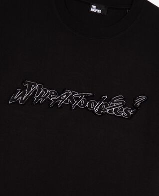 The Kooples HOMME BLACK t-shirt what is denim noir