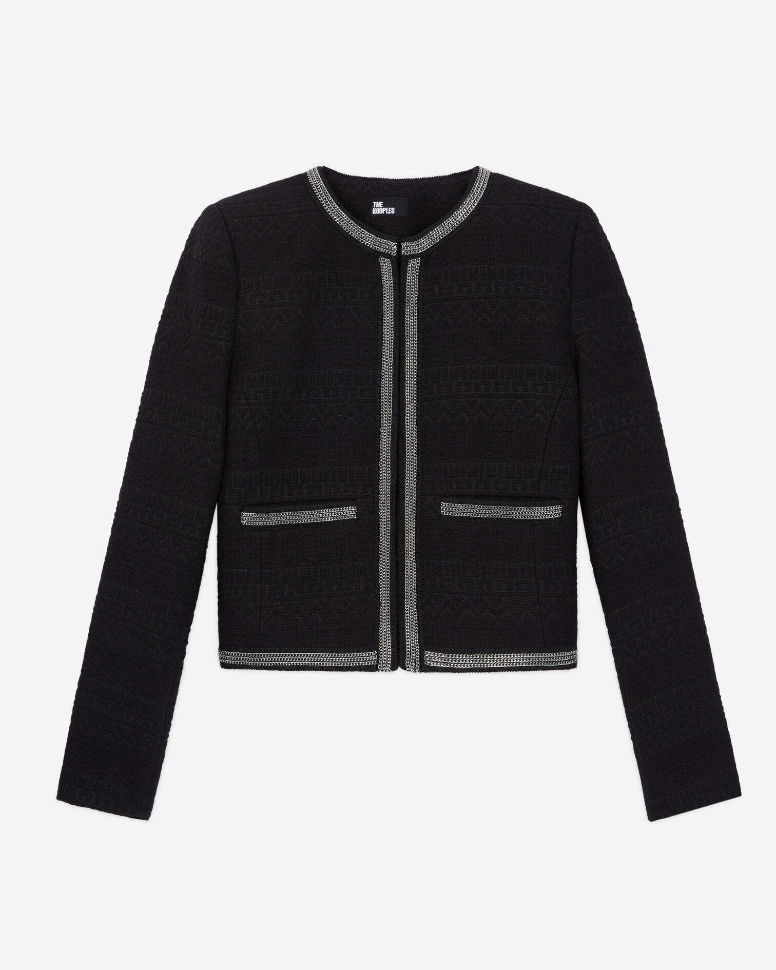 Short black jacket, BLACK, hi-res image number null